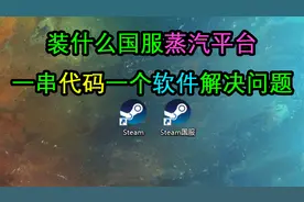 不需要安装国服蒸汽平台？国际版steam一样可以充当国服！
