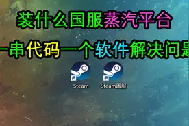 不需要安装国服蒸汽平台？国际版steam一样可以充当国服！