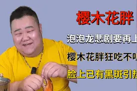 泡泡龙悲剧要再上演？樱木花胖狂吃不听劝，脸上已有黑斑引热议