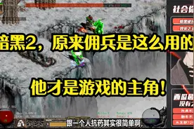 《暗黑破坏神2》这么久才明白，原来佣兵是这么用的。