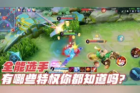 全能选手是高手还是菜鸟，全能称号有什么特权，你都知道吗