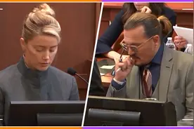 德普与希尔德法庭大战！男方醉酒曾因呕吐物呛窒息，女方帮忙清理视频封面
