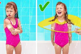 浴室不为人知的小工具，你知道几个？一招教你给娃洗澡超轻松！视频封面