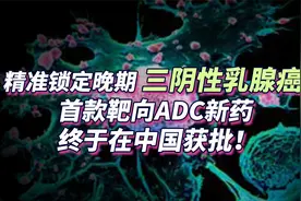 精准锁定晚期三阴性乳腺癌，首款靶向ADC新药终于在中国获批！视频封面