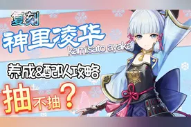 原神：T0冰系主C！神里绫华值不值得抽？主流配队推荐！视频封面