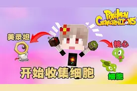 我的世界神奇宝贝剑盾5.野外意外发现美录坦和细胞,直接收集起来