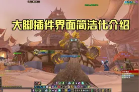 大脚插件界面简洁化介绍及Wa监控介绍