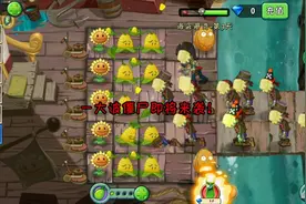 植物大战僵尸2：用指定植物对战僵尸，笑哥用玉米投手做主力视频封面