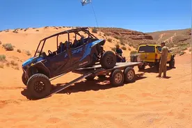 美国内华达沙漠救援｜jeep纵横西部荒野｜丰田坦途皮卡栽面儿了视频封面