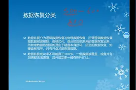 数据掉了不用慌来看黄老师的数据恢复教程，小白也能自己恢复数据视频封面