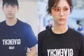 李现杨紫现身机场撞衫，是巧合还是故意？看到他们的手时全场沸腾视频封面