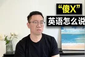 "傻X”英语怎么说？从最文明到最粗暴！视频封面