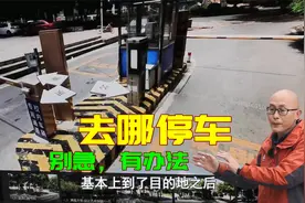 开车进城找不到地方停车，喵哥教你一招，甚至还能找到免费停车场