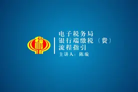 电子税务局银行端缴税（费）流程指引视频封面