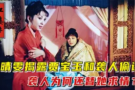晴雯揭破云雨情，袭人说了两个字，证明与宝玉偷试不止有她视频封面