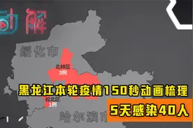 黑龙江本轮疫情150秒动画梳理：5天感染40人 已呈多点散发视频封面