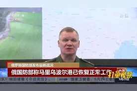 俄国防部发布最新战况：马里乌波尔港已恢复正常工作|中国新闻视频封面