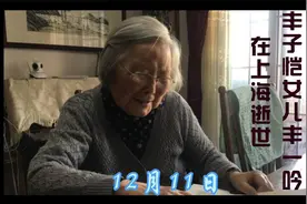 丰子恺女儿丰一吟逝世视频封面