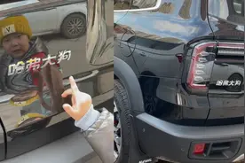 萌娃牵着妈妈，字正腔圆读车上的“哈弗大狗”，网友：读得没毛病视频封面