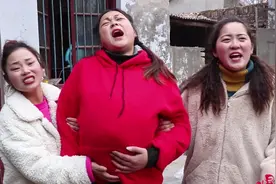 喜剧二胎记1：村妹要生孩子，二货却说二胎不用急没事，结果被揍视频封面