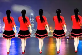 老歌新跳广场舞《逛新城》经典民歌动感好听，时尚又好看