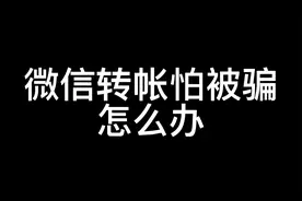 微信给陌生人转账 如何防止被骗 怎样才能追回损失视频封面