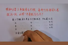 三年级有6个班，每两个班要比赛拔河一次，这样一共要拔河几次？