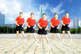 小慧广场舞《驴在飞》动感时尚摆跨步子舞，零基础23步附教学