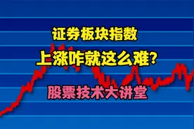 证券板块指数上涨为什么就那么难？视频封面