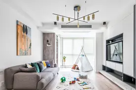 112㎡ 现代风三居室，大方通透，终于遇见心动的家！（上）