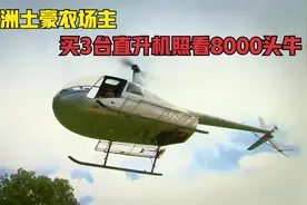 澳洲的土豪农场主，拥有130万英亩土地，买3台直升机照看8000头牛视频封面