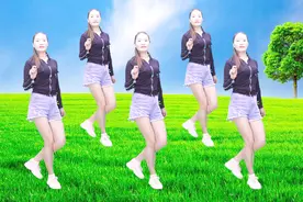 广场舞《跟我回家》动感步子舞，音乐节奏感好，美女舞姿精彩动人