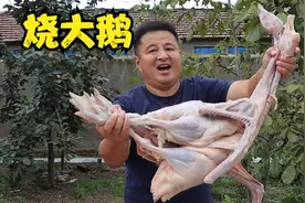 500元买了4只大鹅，烧了满满一大锅，17个人围一桌吃的很舒服视频封面
