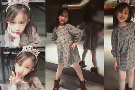 多妹偷穿妈妈孙莉高跟鞋，基因太强大，被网友调侃“黄磊是你吗”