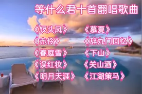 等什么君十首网络翻唱，歌声优美，句句入心！！