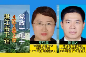 湛江市下辖4区2县3市现在党委书记，各区县一把手都来自哪里视频封面