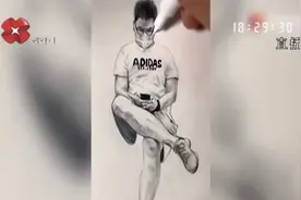 成都：小伙坐地铁为陌生人画画送对方，网友：想去偶遇视频封面