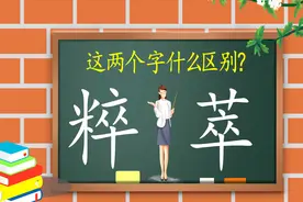 汉字讲解：“粹”和“萃”，什么区别？别混淆！文化深厚视频封面