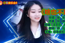菲儿演唱《啥也不是》，唱出了现实生活的真实写照！视频封面