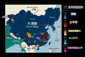【战争地图】太平天国和第二次鸦片战争每日战线变化