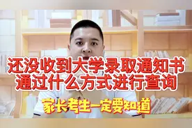 还没收到大学录取通知书，通过什么方式进行查询，建议收藏