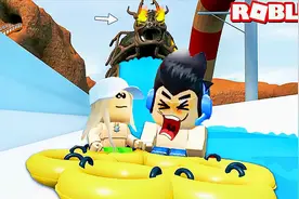 Roblox模拟水上乐园 趁着夏天，我们一起开心的玩水吧 屌德斯小熙视频封面