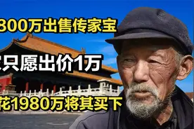 老汉800万出售传家宝，专家只愿出价1万，故宫花1980万将其买下