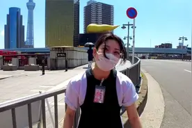 东京人力车超萌少女Rie chan初次登场part１视频封面