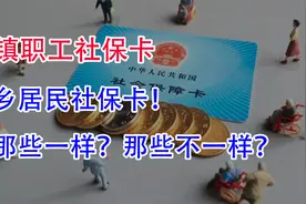 城镇职工社保卡和城乡居民社保卡，有那些一样？那些不一样？视频封面