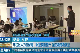 丰台区人力社保局：职业技能提升 援企稳岗稳就业视频封面
