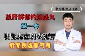 疏肝解郁的逍遥丸，配一物，肝郁脾虚、肝火犯胃、肝肾阴虚皆可用视频封面