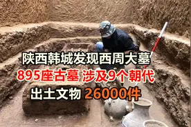 陕西发现西周大墓，勘探后共发现两周墓葬895座，出土文物26000件视频封面