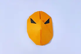教你手工折纸蜘蛛侠面具，简单好玩，儿童很喜欢