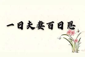 农村俗语：“一日夫妻百日恩”是什么意思？俗语中的"日"指的什么视频封面